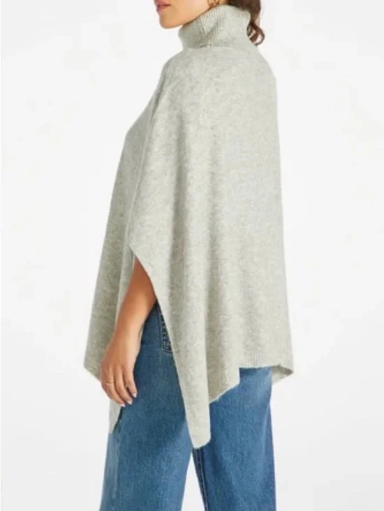 Funnel Neck Ruana - Picture 3 of 7